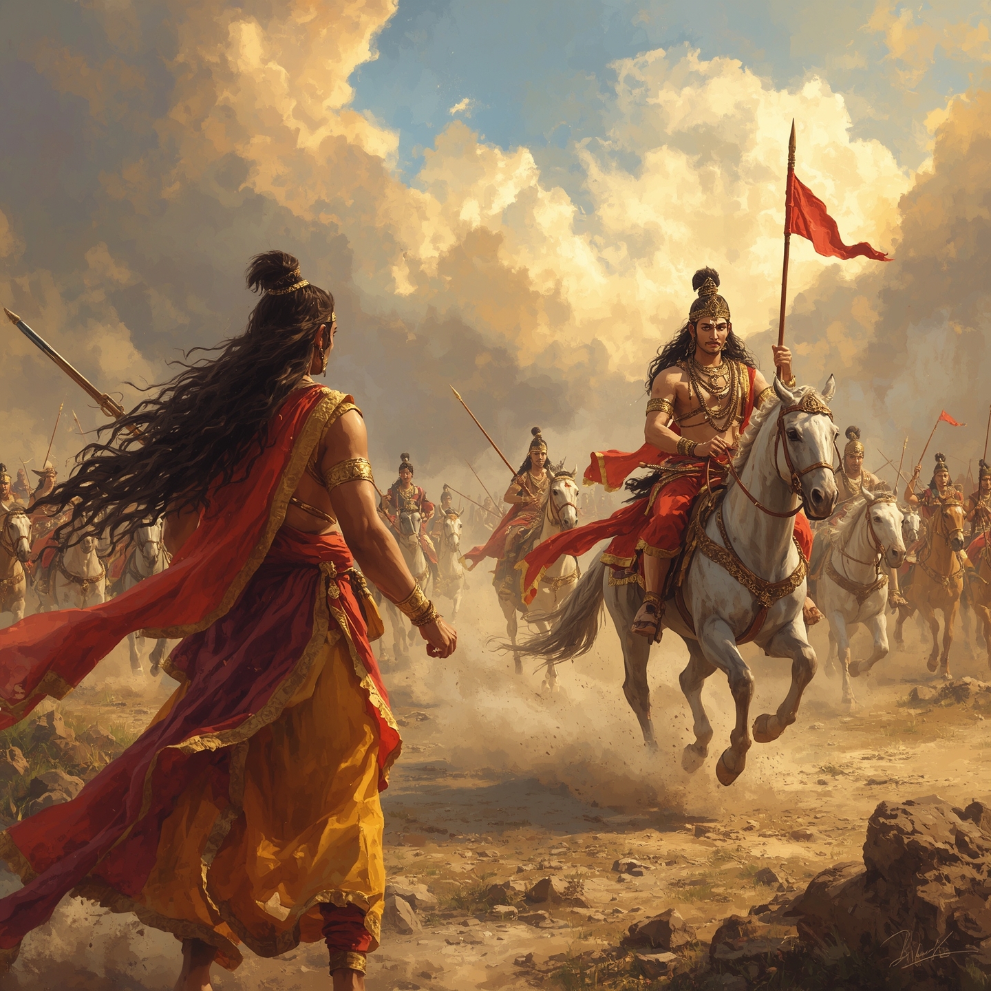 Scena della Bhagavadgita